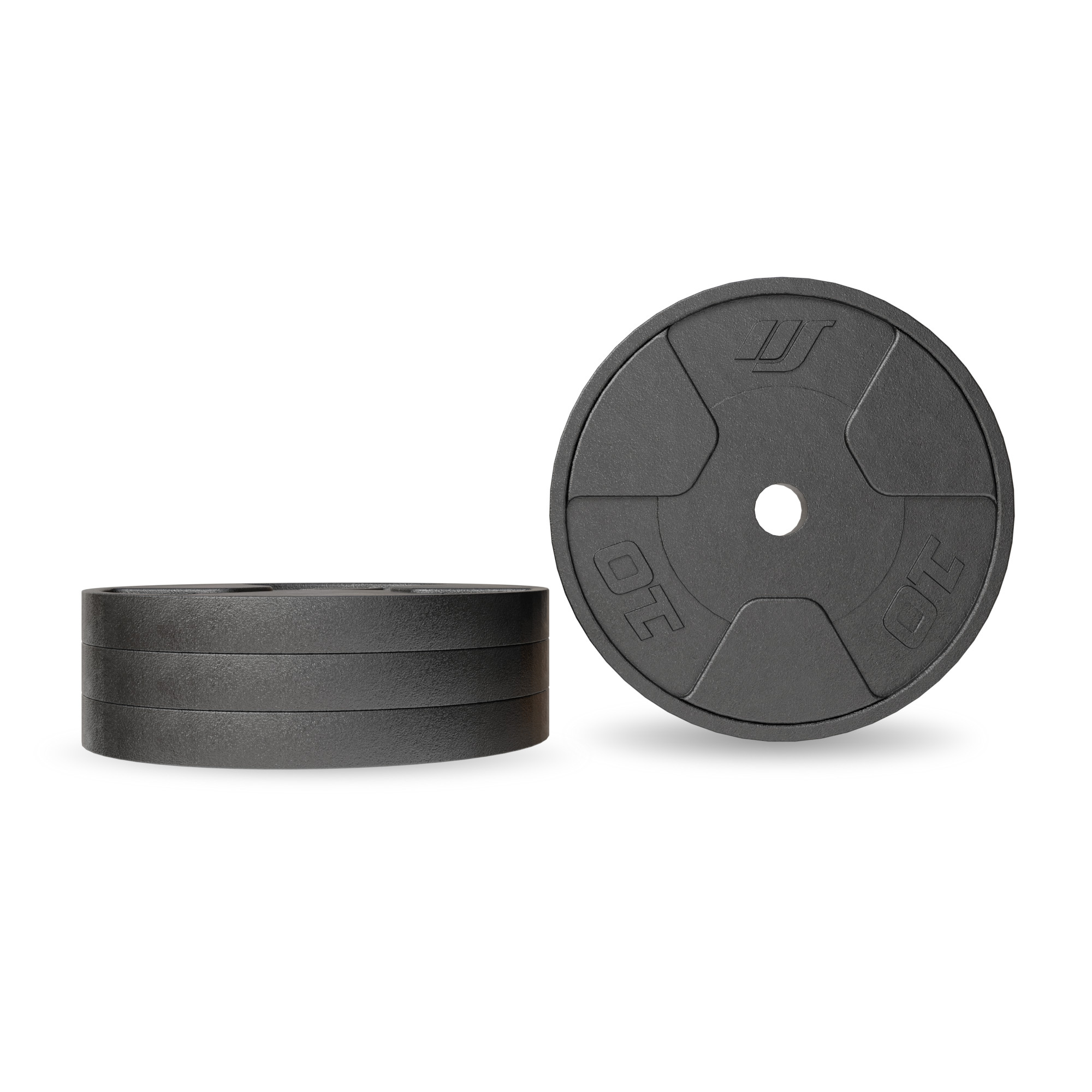 Set aus Gusseisen-Gewichten 2 x 10 kg - Marbo Sport