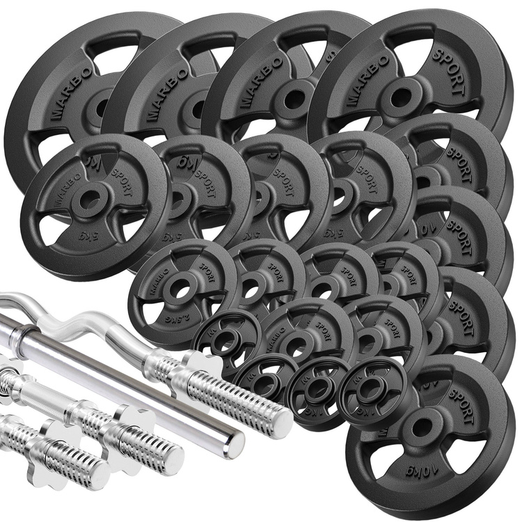 Elite Sports Sandplatten (2er-Set) - Befüllbare Hantelscheiben, 10-20,4 Kg, Für Olympische Hanteln, Sturzsicher