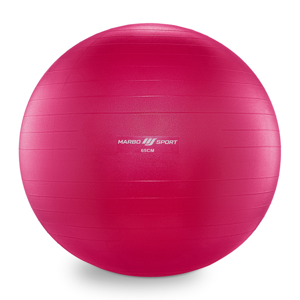 Gymnastikball 65 cm rosa Marbo Sport