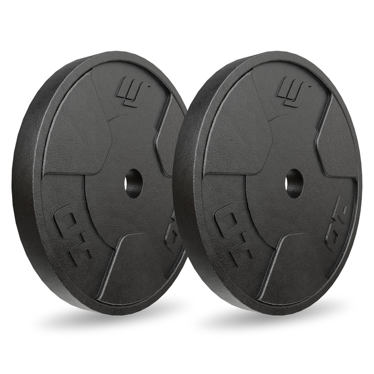 Set aus Gusseisen-Gewichtsscheiben 2 × 10 kg – Marbo Sport