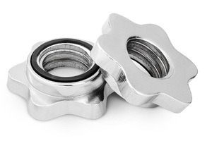 Verstärkte Langhantelstange mit Sternverschlüssen 30mm 167cm - Marbo Sport