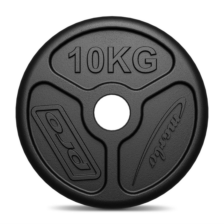 Olympia Hantelscheibe aus Gusseisen 10 kg mit ø51 mm Bohrung MW-O10-OLI - Marbo Sport