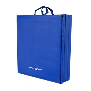 Klappbare Gymnastikmatte mit Klettverschluss 180x60x5cm Blau - Marbo Sport