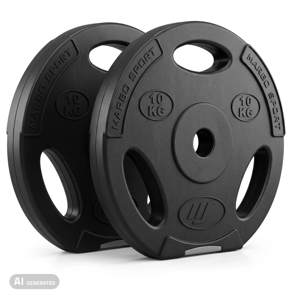 Set aus Komposit-Hantelscheiben 2 x 10 kg - Marbo Sport
