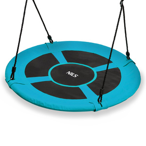 Storchennest Hängeschaukel Ø100 cm türkis - NILS