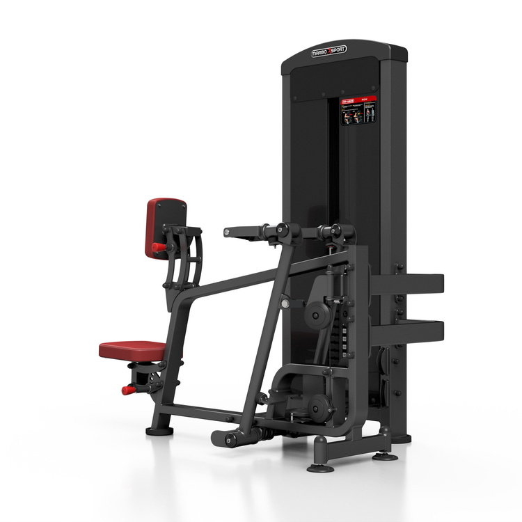 Latrudermaschine mit Bruststütze - Rudermaschine (schwarz) MP-U229 - Marbo Sport