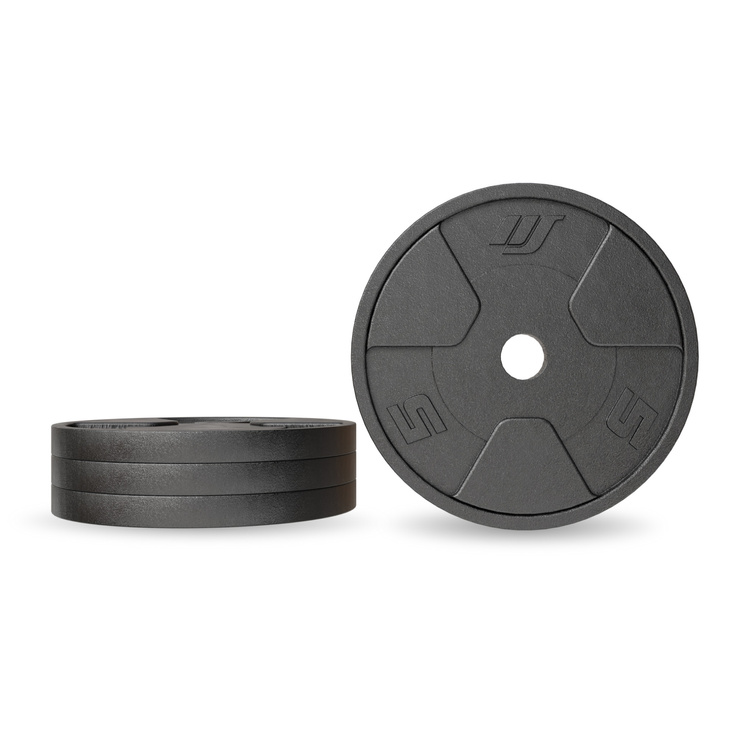 Set aus Gusseisen-Gewichtsscheiben 2 × 5 kg – Marbo Sport