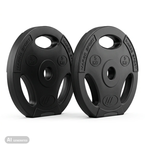 Set aus Komposit-Hantelscheiben 2 x 5 kg - Marbo Sport
