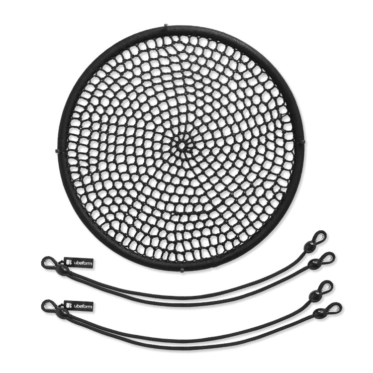 Vogelnestschaukel 120 cm Deluxe schwarz - Ubeform