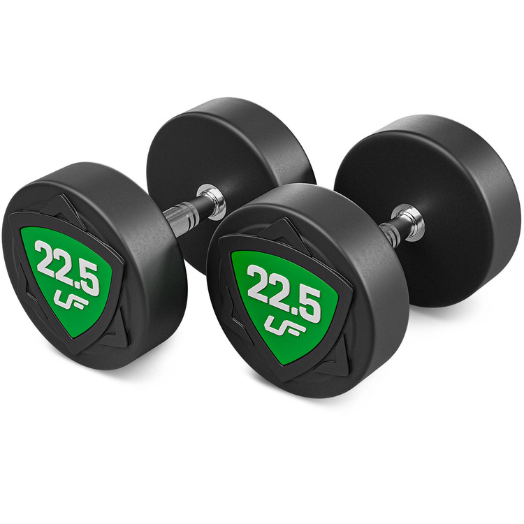 Polyurethan Kompakthanteln Set 2,5-25kg (in 2,5kg Schritten) - 275 kg - UpForm