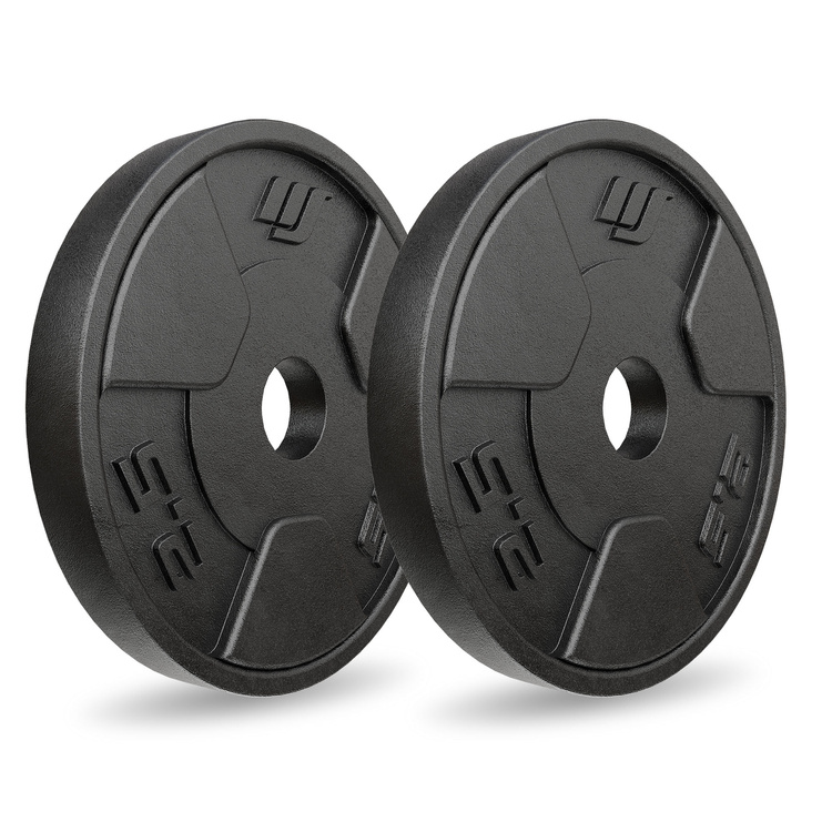 Set aus Gusseisen-Gewichtsscheiben 2 × 2,5 kg – Marbo Sport