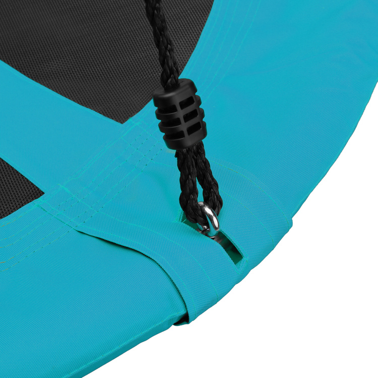 Storchennest Hängeschaukel Ø100 cm türkis - NILS