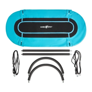 Ovale Vogelnestschaukel 167 x 71 cm türkis - Marbo Sport