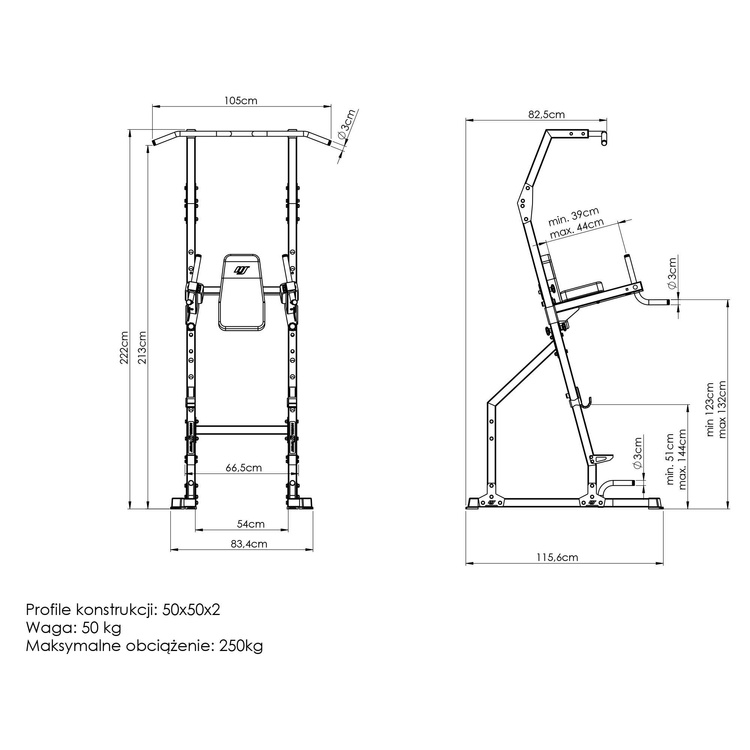 Klimmzugständer MS-U110 2.0 - Marbo Sport