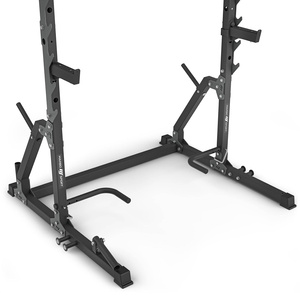 Squat Half-Rack mit Klimmzugstange mit Rack und Dip-Station + Landminenaufsatz MS-U115 2.0 - Marbo Sport