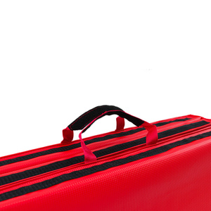 Klappbare Gymnastikmatte mit Klettverschluss 180x60x5cm Rot - Marbo Sport