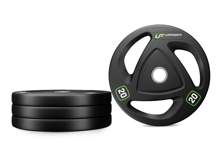 Olympische Gewichtsscheibe Gummiert HQ 20 kg - UpForm