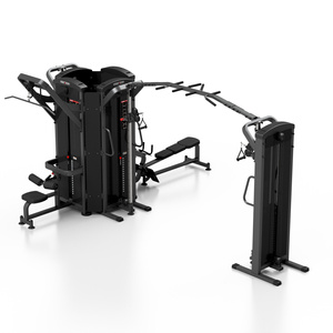 6-Stationen Turm (Rudern/Latzug/Trizeps/2x Höhenverstellbare Kabelzüge/Klimmzüge) MP-T002 - Marbo Sport