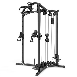 Freihantel-Trainingsstation mit oberem und unterem Seilzug MS-W106 2.0 – Marbo Sport