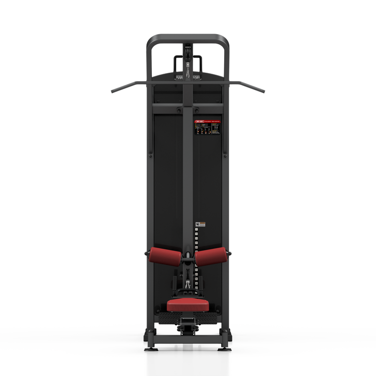 Latzug mit Ruderstation 150kg (schwarz) MP-U211 - Marbo Sport