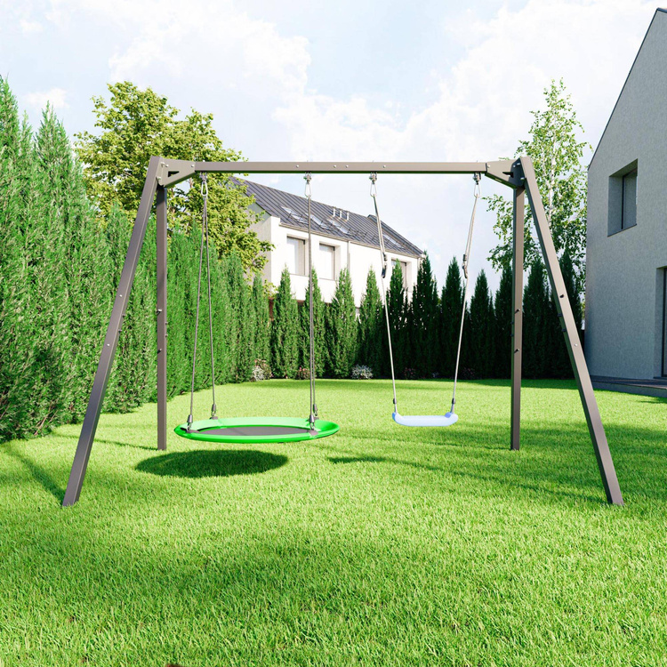 Doppelschaukel (2-Sitz Gestell) Premium MO-013 - Marbo Sport
