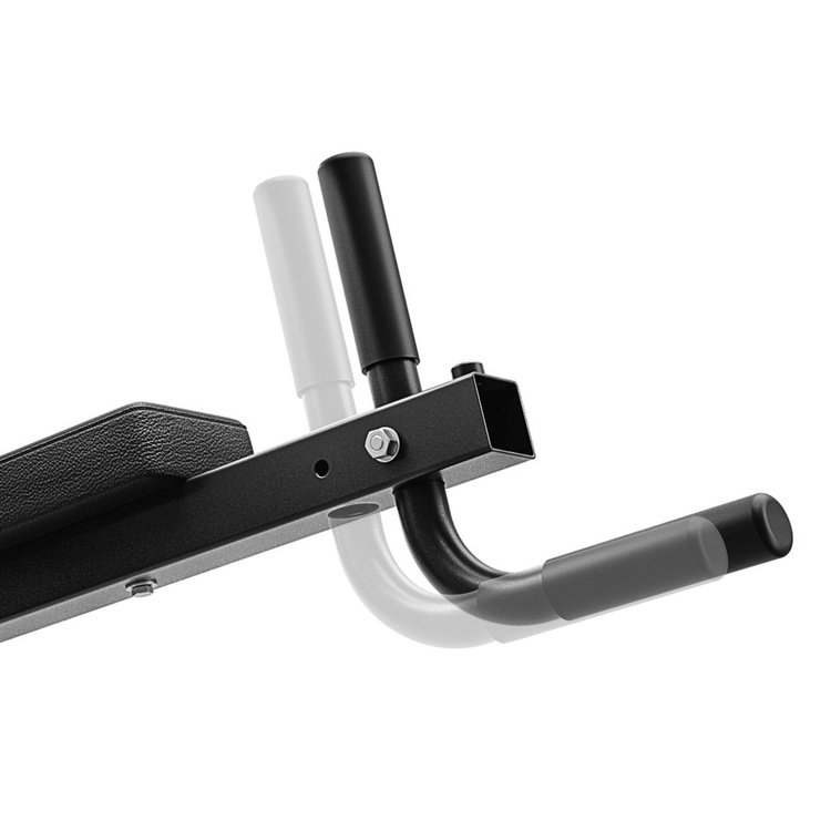 Set MHU1 | Sprossenwand zur Wandmontage 230 x 81 cm MH-U204 + multifunktionelle Klimmzugstange für die Wandmontage (2in1) MH-U205 - Marbo Sport