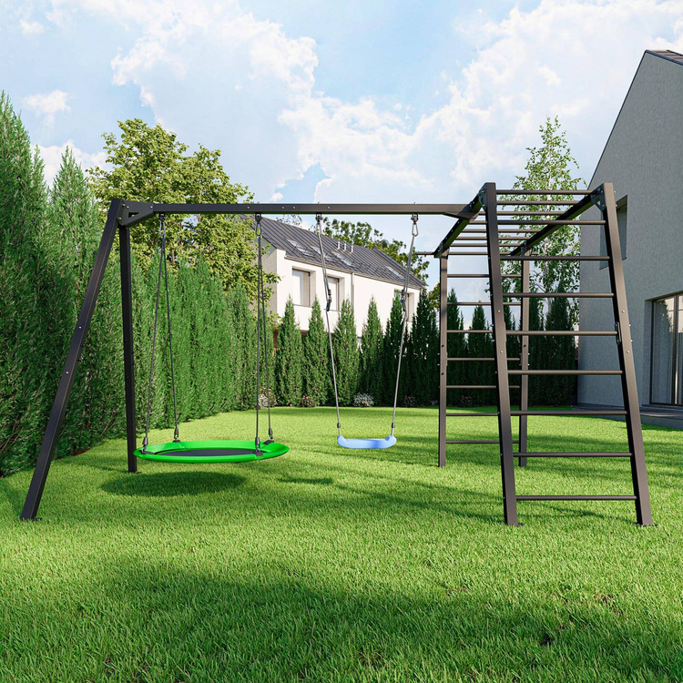 Doppelschaukel mit Lagern für Klettergerüst PREMIUM MO-018 - Marbo Sport