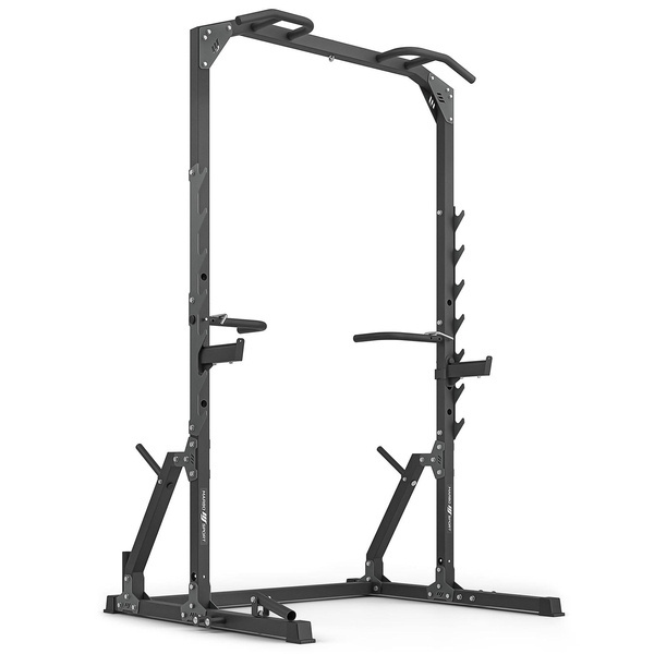 Squat Half-Rack mit Klimmzugstange mit Rack und Dip-Station + Landminenaufsatz MS-U115 2.0 - Marbo Sport