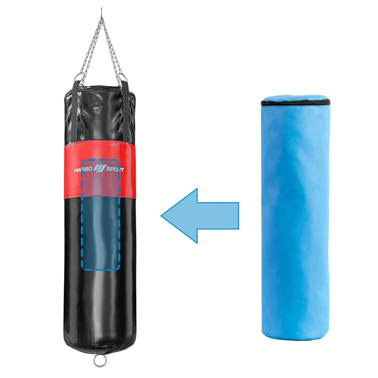 Boxsack extra verstärkt 130cm Ø45cm + Sandsack MC-W130|45-EX - Marbo Sport