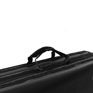 Klappbare Gymnastikmatte mit Klettverschluss 180x90x5cm Schwarz - Marbo Sport