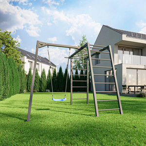 Klettergerüst PREMIUM MO-016 + Schaukel mit Lagern für Klettergerüst PREMIUM MO-017 - Marbo Sport