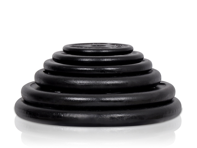 verstärkte Hantelstange- und Hantelscheiben Set 173 kg - Marbo Sport