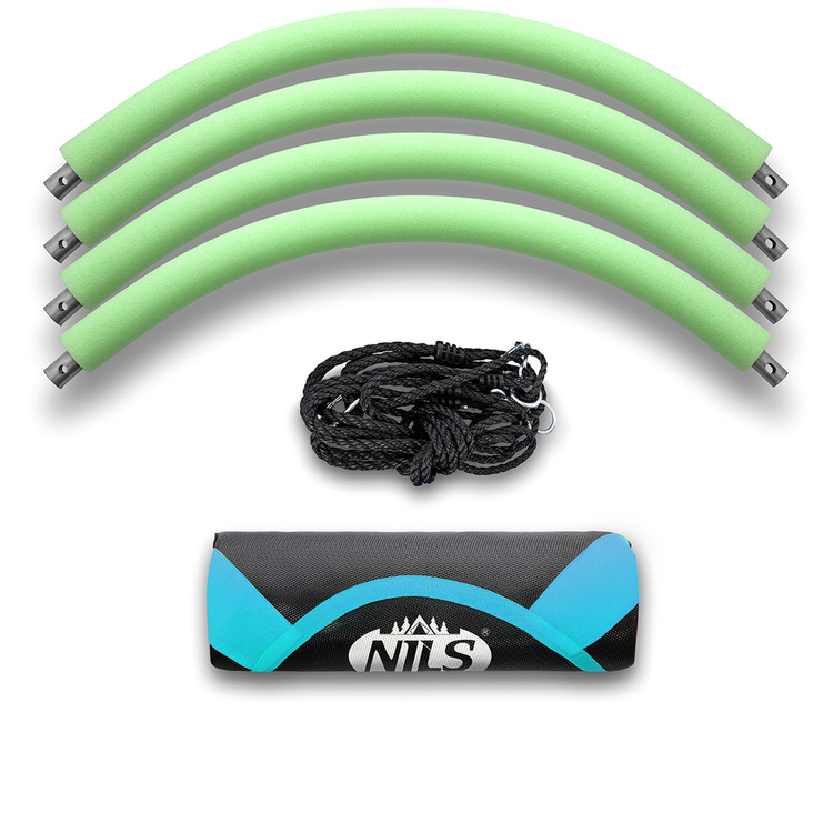 Storchennest Hängeschaukel Ø100 cm türkis - NILS