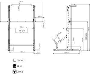Smith-Maschine mit Linearlagern MS-U117 2.0 - Marbo Sport