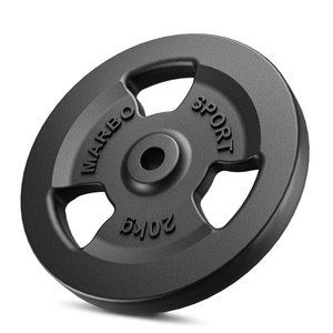 Hantelscheibe Gusseisen 20kg 31mm 3-Grip - MW-O20-kier - Marbo Sport