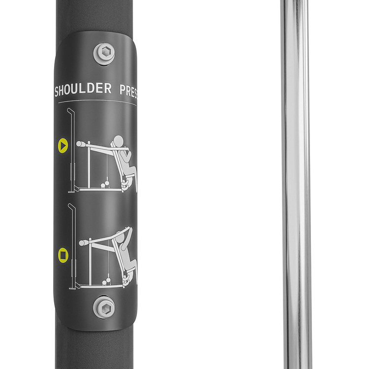 Schulterpressmaschine mit Gewichtsturm UF-024 - UpForm