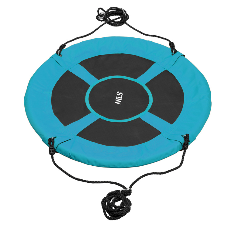 Storchennest Hängeschaukel Ø100 cm türkis - NILS