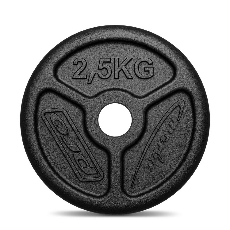 Hantelscheibe 2,5kg Gusseisen Ø31mm MW-O2,5-slim - Marbo Sport