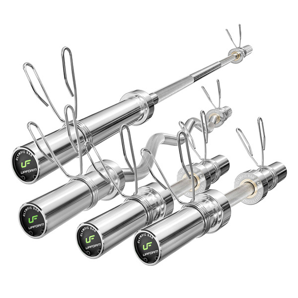 Set OLG1 | Langhantelstange 180 cm ø50mm + Curlstange 120 cm ø50mm + 2x Kurzhantelstange 50 cm ø50mm - Marbo Sport