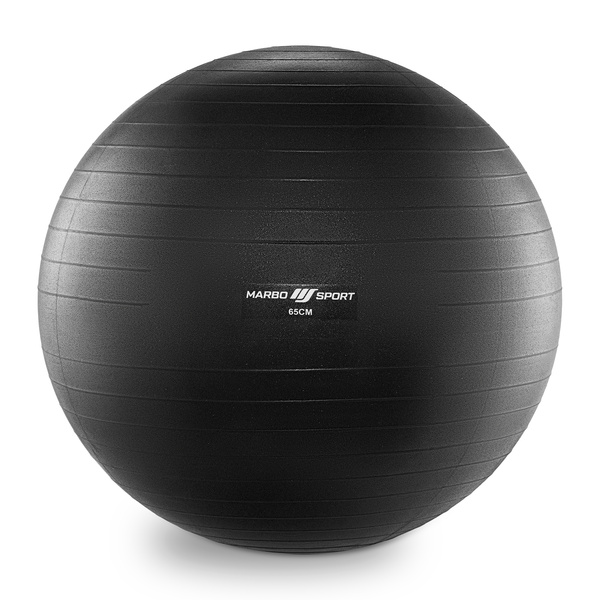 Gymnastikball 65 cm schwarz Marbo Sport