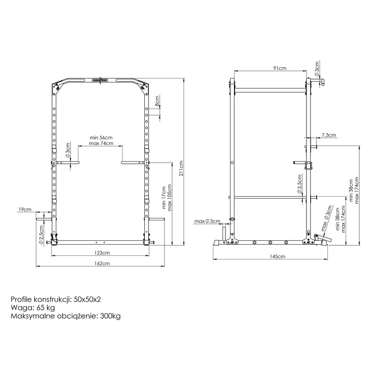 Power Rack MS-U112 2.0 - Marbo Sport