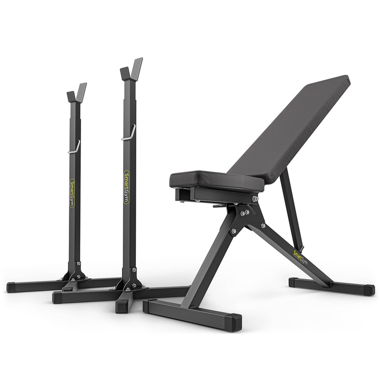 Set SG1 | Trainingsbank + Verstellbare Langhantelständer - SmartGym Fitness Accessories